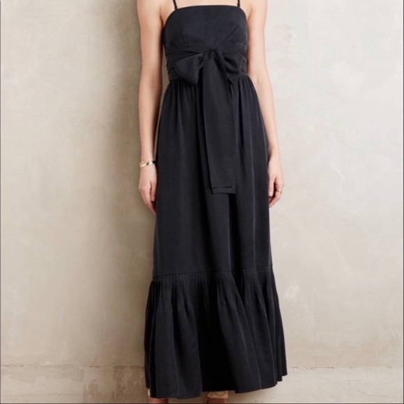 159 - New Anthropologie Black Dress:) - Picture 2 of 4